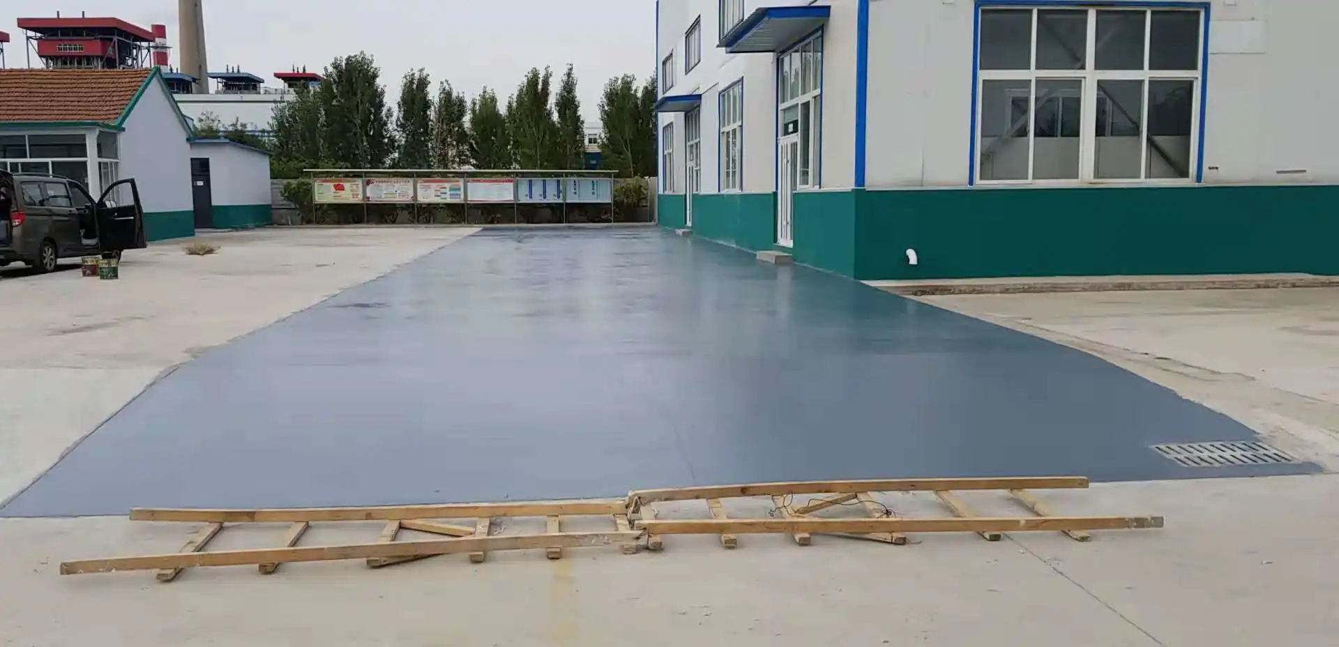 武清车间厂房地坪漆修补翻新